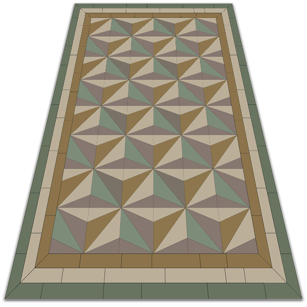 Pvc szőnyeg 3D háromszögek