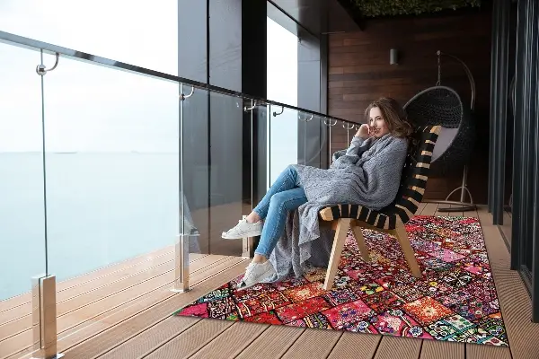 Kültéri szőnyeg teraszra Patchwork mozaik