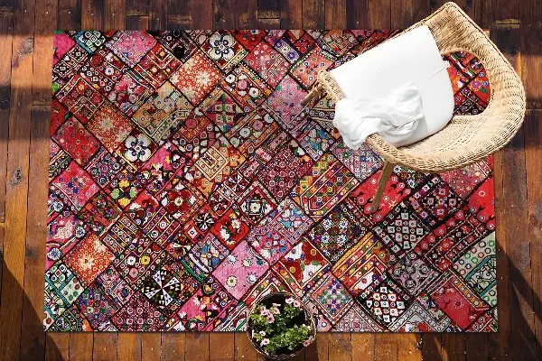 Kültéri szőnyeg teraszra Patchwork mozaik