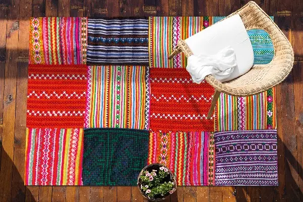 Kültéri szőnyeg Török patchwork