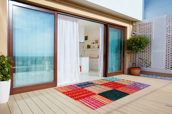 Kültéri szőnyeg Török patchwork