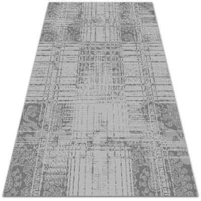 Kültéri szőnyeg teraszra Szürke mozaik