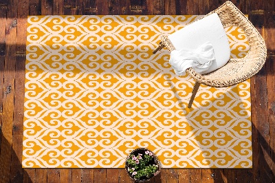 Kerti szőnyeg Sárga minták