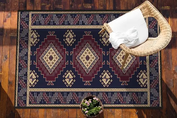 Kültéri szőnyeg teraszra Geometriai absztrakció