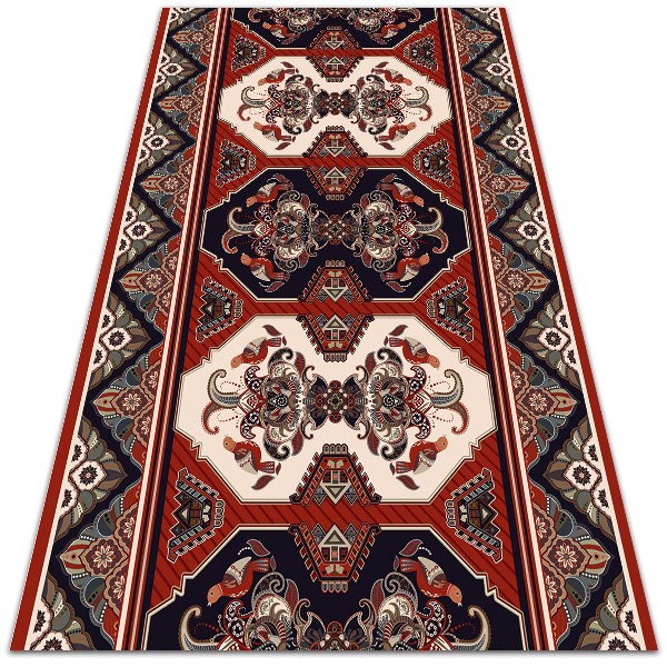 Kültéri szőnyeg teraszra Vintage perzsa mintázat