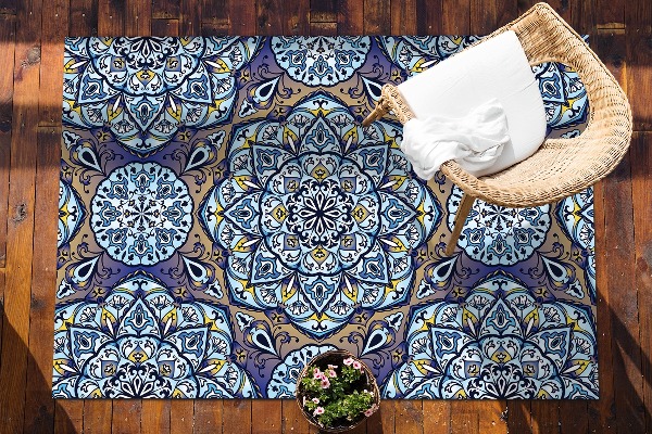 Kültéri szőnyeg teraszra Mandala
