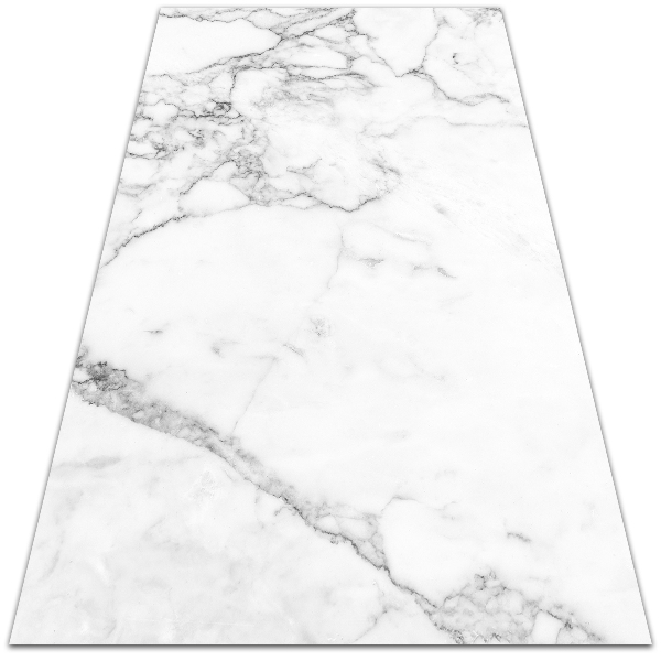 Kültéri szőnyeg Fekete-fehér márvány textúra