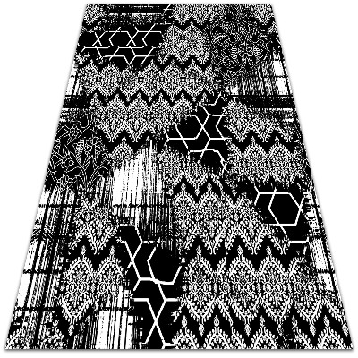 Kerti szőnyeg Kaotikus gobelin mintázat