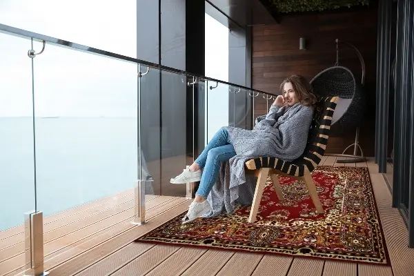 Kültéri szőnyeg Gyönyörű perzsa részletek design