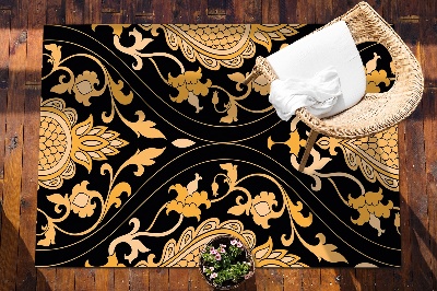 Kültéri szőnyeg Arany damaszt