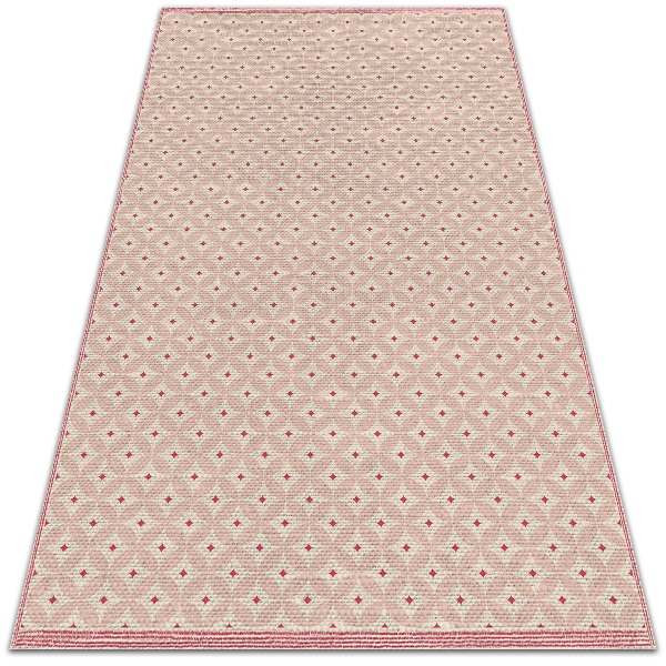 Kerti szőnyeg Rózsaszín keleti mintázat