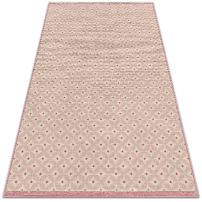 Kerti szőnyeg Rózsaszín keleti mintázat