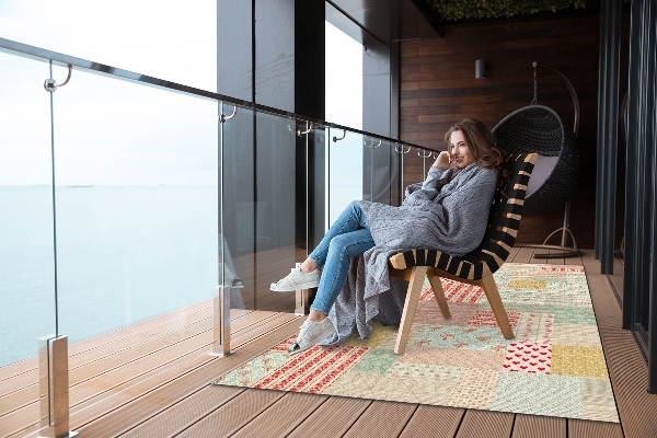 Kültéri szőnyeg Patchwork