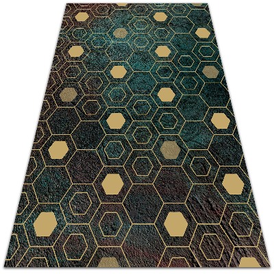 Kültéri szőnyeg Hexagonális mintázat