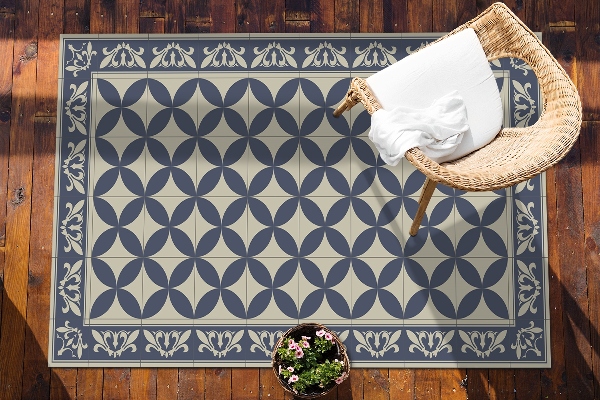 Kültéri szőnyeg Azulejos mintázat