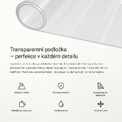 Puha üveg asztalhoz