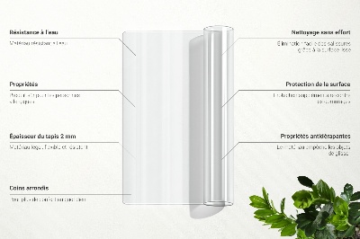 Puha üveg asztalhoz