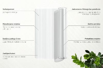 Puha üveg asztalhoz