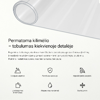 Puha üveg asztalhoz