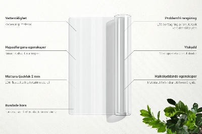 Puha üveg asztalhoz