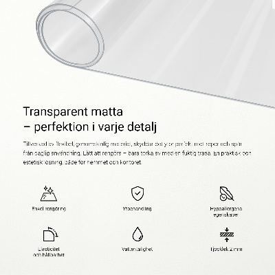 Puha üveg asztalhoz