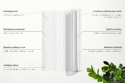 Puha üveg asztalhoz