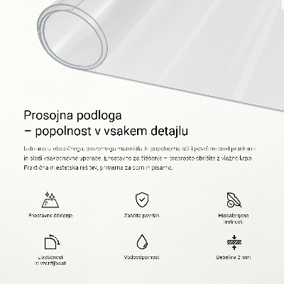 Puha üveg asztalhoz