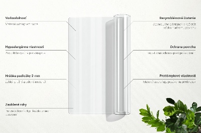 Puha üveg asztalhoz