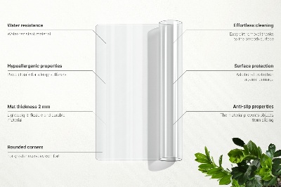 Puha üveg asztalhoz