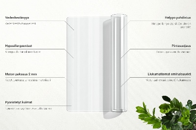 Puha üveg asztalhoz