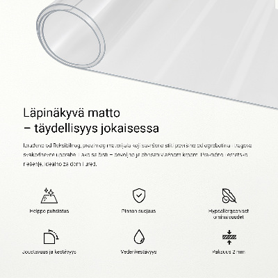 Puha üveg asztalhoz