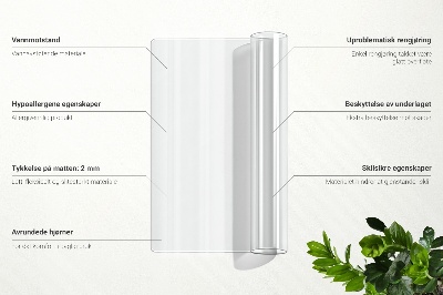 Puha üveg asztalhoz