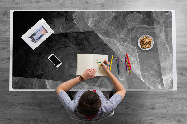 Íróasztal alátét Grafit absztrakció