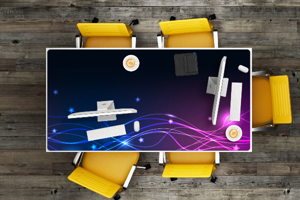 Íróasztal alátét Kozmosz absztrakció