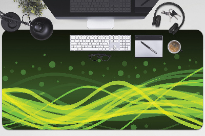 Íróasztal alátét Zöld csíkok