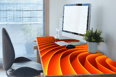 Íróasztal alátét Narancssárga hullámok