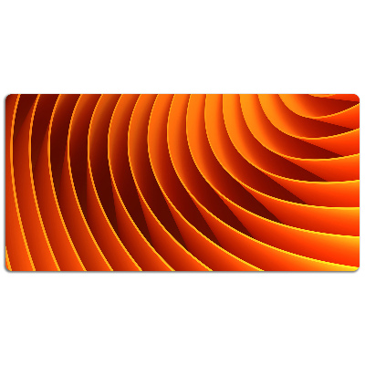 Íróasztal alátét Narancssárga hullámok
