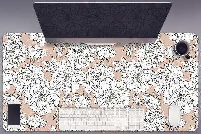 Íróasztal alátét Művészi virágok
