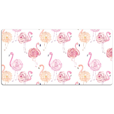 Könyökalátét Flamingók és virágok