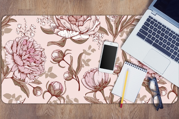 Könyökalátét Rózsaszín peonies