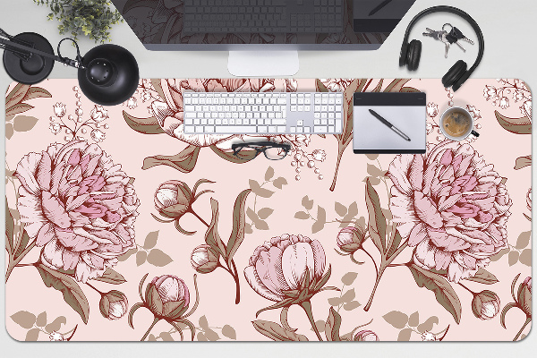 Könyökalátét Rózsaszín peonies