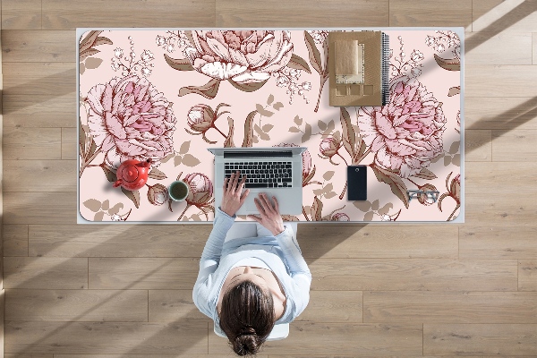 Könyökalátét Rózsaszín peonies