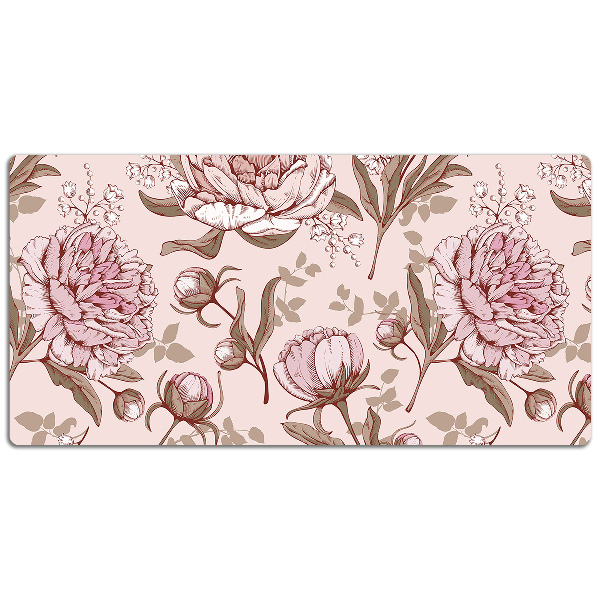 Könyökalátét Rózsaszín peonies