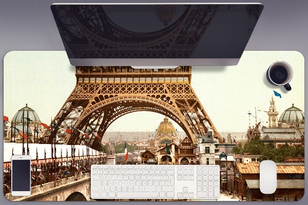 Könyökalátét Eiffel retro tower