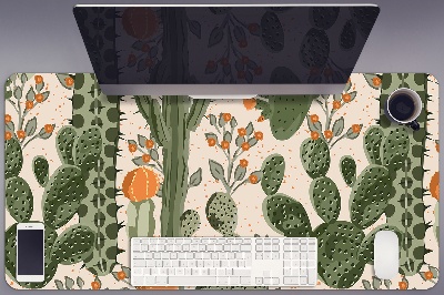 Íróasztal alátét Narancssárga kaktusz