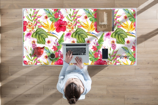Íróasztal alátét Egzotikus hibiszkusz