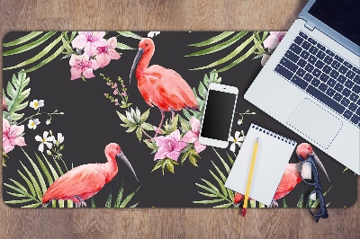 Íróasztal alátét Fekete flamingó