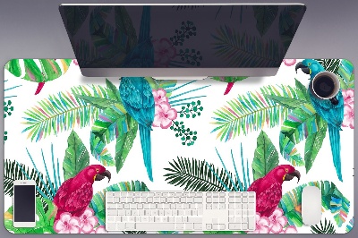 Íróasztal alátét Falfestményes papagájok
