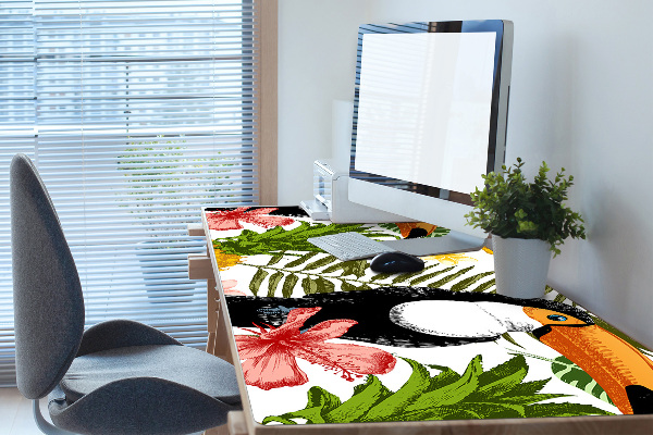 Íróasztal alátét Tukan és ananász