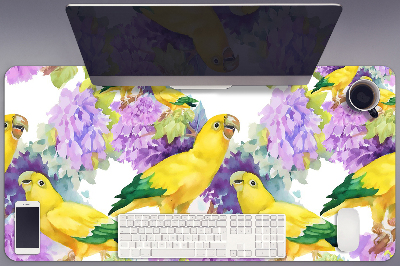 Íróasztal alátét Sárga papagájok
